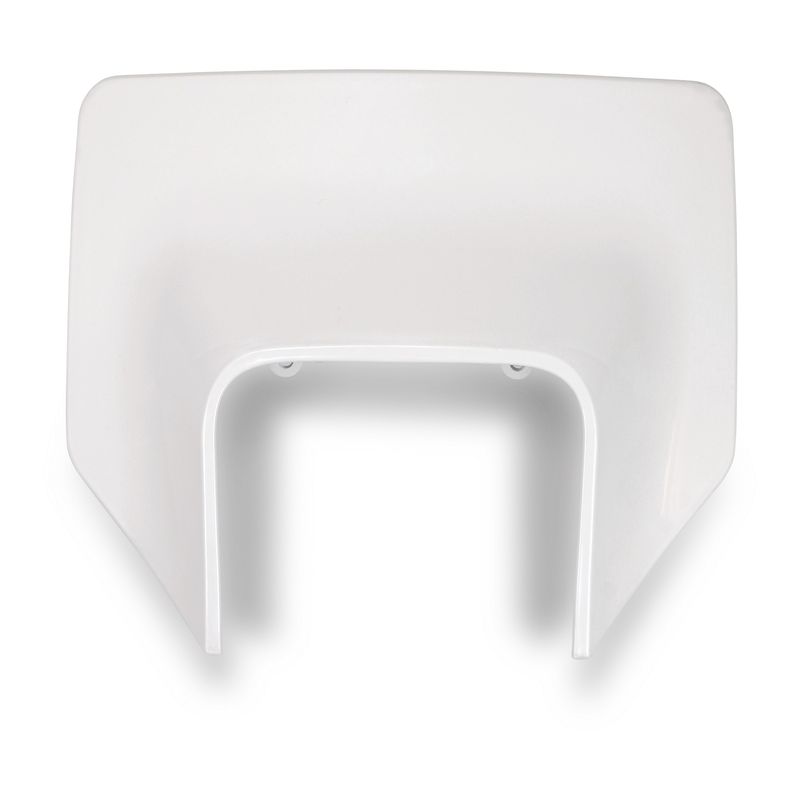 Plaque numéro frontale UFO Husqvarna blanc