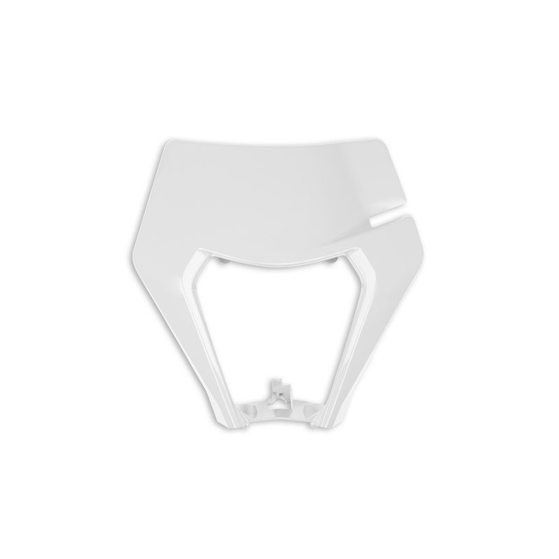 Plaque numéro frontale UFO blanc KTM EXC/EXC-F Plaque numéro frontale UFO blanc KTM EXC/EXC-F