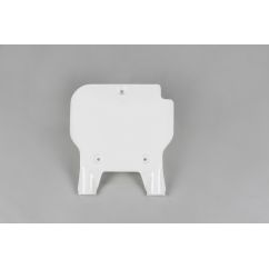 Plaque numéro frontale UFO blanc Kawasaki KX80