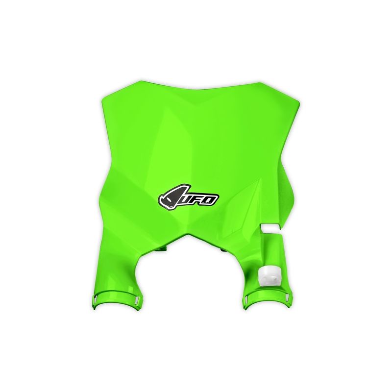 Plaque numéro frontale UFO Stadium vert fluo Kawasaki KX250/450F Plaque numéro frontale UFO Stadium vert fluo Kawasaki KX250/450F
