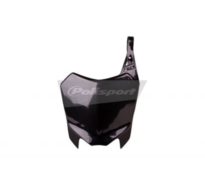 Plaque numéro frontale POLISPORT noir Honda CRF110F
