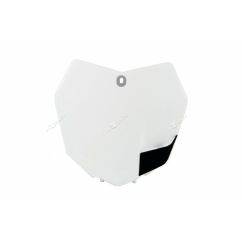 Plaque numéro frontale RACETECH blanc KTM