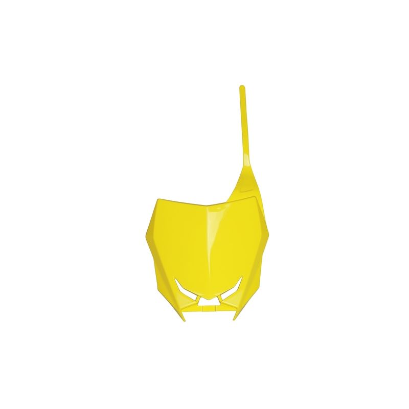 Plaque numéro frontale UFO jaune Suzuki RM-Z450 Plaque numéro frontale UFO jaune Suzuki RM-Z450