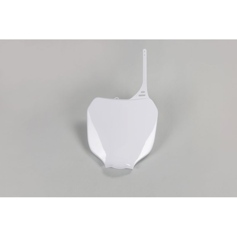 Plaque numéro frontale UFO blanc Yamaha Plaque numéro frontale UFO blanc Yamaha