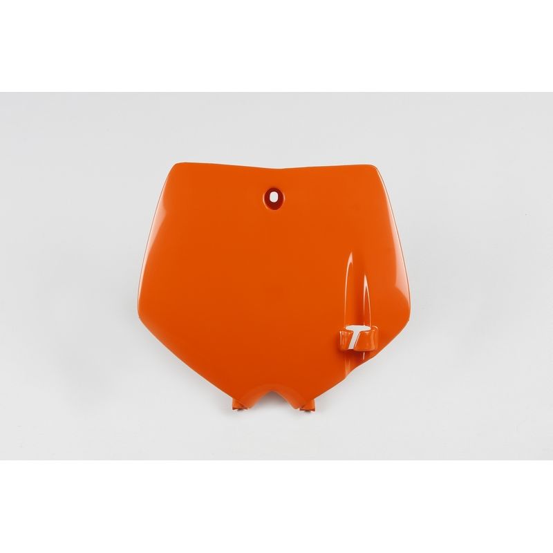 Plaque numéro frontale UFO orange KTM SX65
