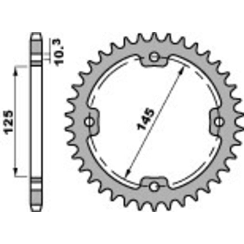 Couronne PBR acier standard - 520