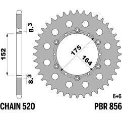 Couronne PBR acier standard - 520
