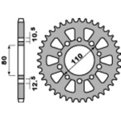 Couronne PBR acier standard - 530