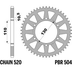 Couronne PBR acier standard - 520