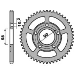 Couronne PBR acier standard - 520