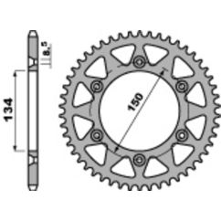 Couronne PBR acier standard - 520