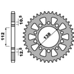 Couronne PBR acier standard - 520