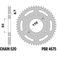 Couronne PBR alu renforcé - 520
