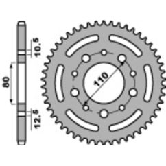 Couronne PBR acier standard - 525