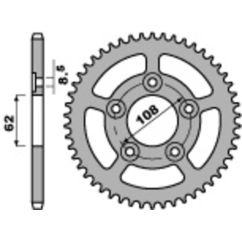 Couronne PBR acier standard - 520