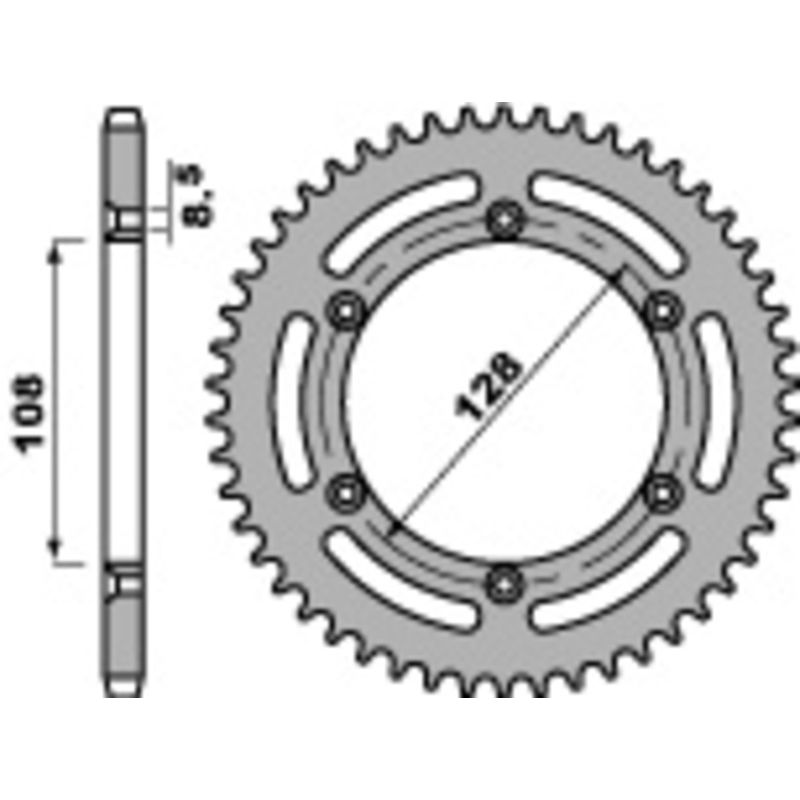 Couronne PBR acier standard - 525