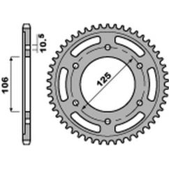 Couronne PBR acier standard - 525
