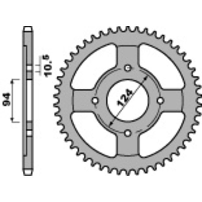 Couronne PBR acier standard - 530