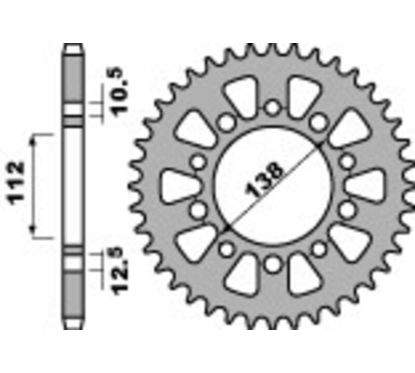 Couronne PBR acier standard - 520