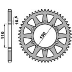 Couronne PBR alu renforcé - 520