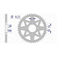 Couronne AFAM alu standard - 520 Couronne AFAM alu standard - 520