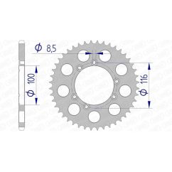 Couronne AFAM alu standard - 520 Couronne AFAM alu standard - 520