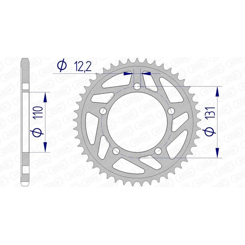 Couronne AFAM alu standard - 520