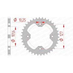 Couronne AFAM acier standard - 520