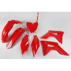 Kit plastique UFO rouge Honda CRF450R Kit plastique UFO rouge Honda CRF450R