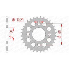 Couronne AFAM acier standard - 420