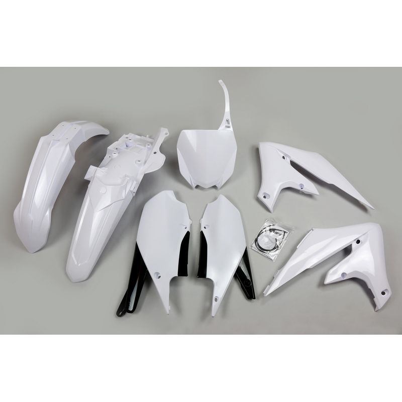 Kit plastique UFO blanc Yamaha YZ450F Kit plastique UFO blanc Yamaha YZ450F