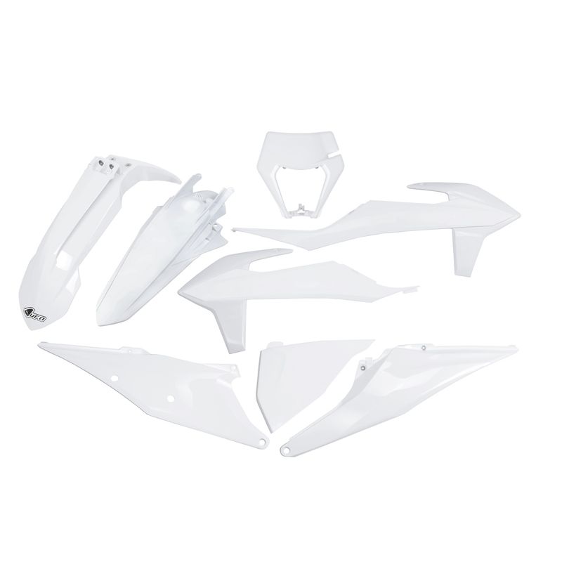 Kit plastiques UFO blanc KTM EXC/EXC-F Kit plastiques UFO blanc KTM EXC/EXC-F
