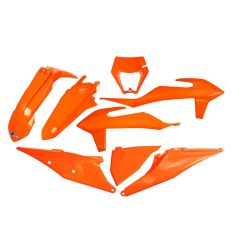 Kit plastiques UFO orange KTM EXC/EXC-F Kit plastiques UFO orange KTM EXC/EXC-F