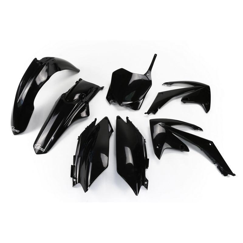 Kit plastique UFO noir Honda CRF250R/450R Kit plastique UFO noir Honda CRF250R/450R