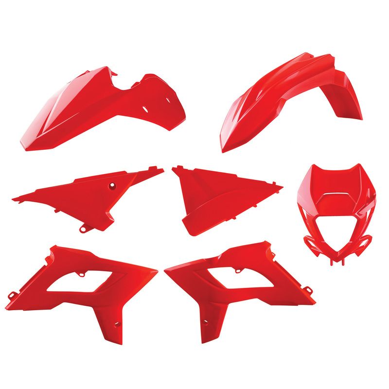 Kit plastique POLISPORT rouge - Beta RR 2T/4T Kit plastique POLISPORT rouge - Beta RR 2T/4T