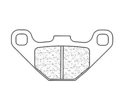 Plaquettes de frein CL BRAKES Off-Road métal fritté - 2466MX10