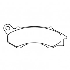 Plaquettes de frein CL BRAKES Scooter métal fritté - 3102SC