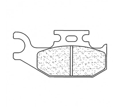 Plaquettes de frein CL BRAKES Quad métal fritté - 1235ATV1