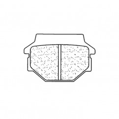 Plaquettes de frein CL BRAKES route métal fritté - 2306A3+