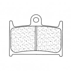 Plaquettes de frein CL BRAKES Racing métal fritté - 2246C60