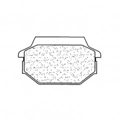 Plaquettes de frein CL BRAKES Maxi Scooter métal fritté - 3068MSC