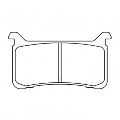 Plaquettes de frein CL BRAKES racing métal fritté - 1252C60