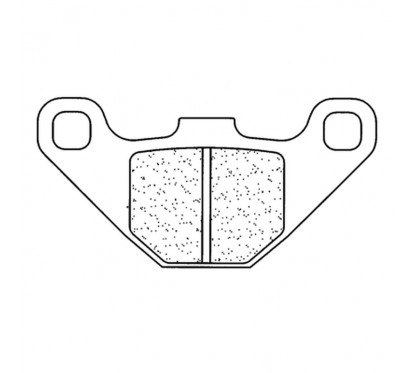 Plaquettes de frein CL BRAKES Off-Road métal fritté - 2469MX10