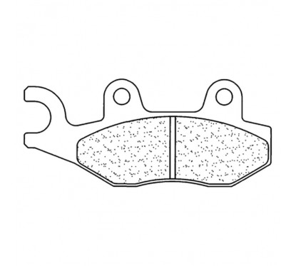 Plaquettes de frein CL BRAKES Quad métal fritté - 2288ATV1