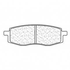 Plaquettes de frein CL BRAKES Off-Road métal fritté - 2792MX10