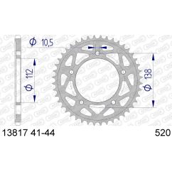 Couronne AFAM alu standard - 520