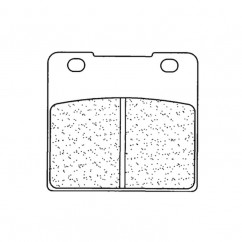 Plaquettes de frein CL BRAKES route métal fritté - 2280A3+