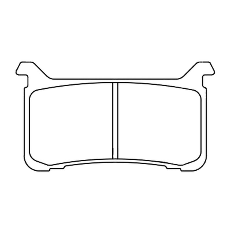 Plaquettes de frein CL BRAKES street métal fritté - 1252A3+