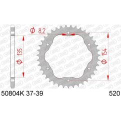 Couronne AFAM acier standard - 520