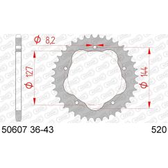 Couronne AFAM acier standard - 520